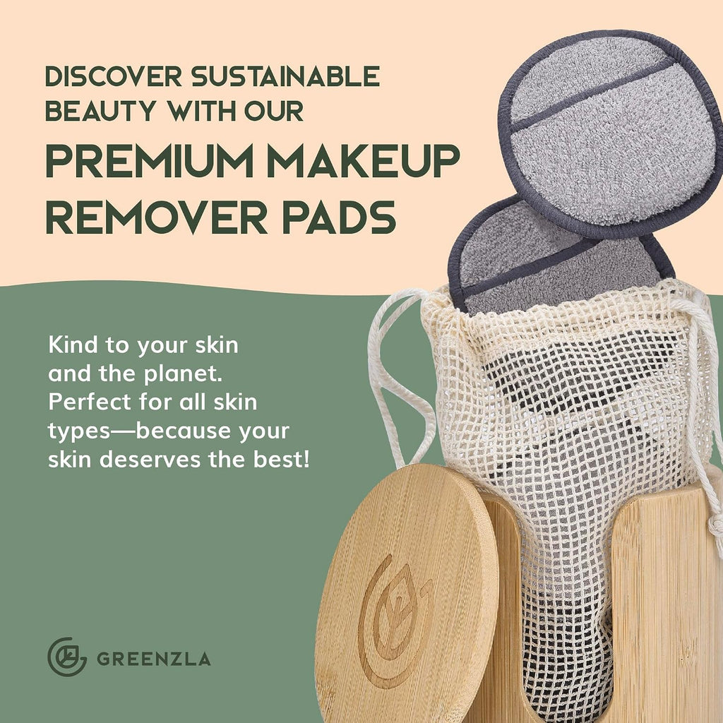 Greenzla Reusable Makeup Remover Pads – 18 Pack – view 8