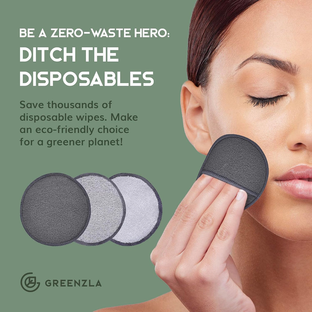 Greenzla Reusable Makeup Remover Pads – 18 Pack – view 5