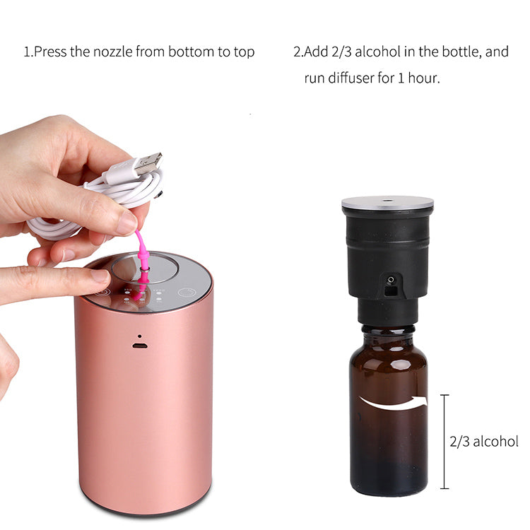 Portable Car Aroma Oil Nebuliser Diffuser