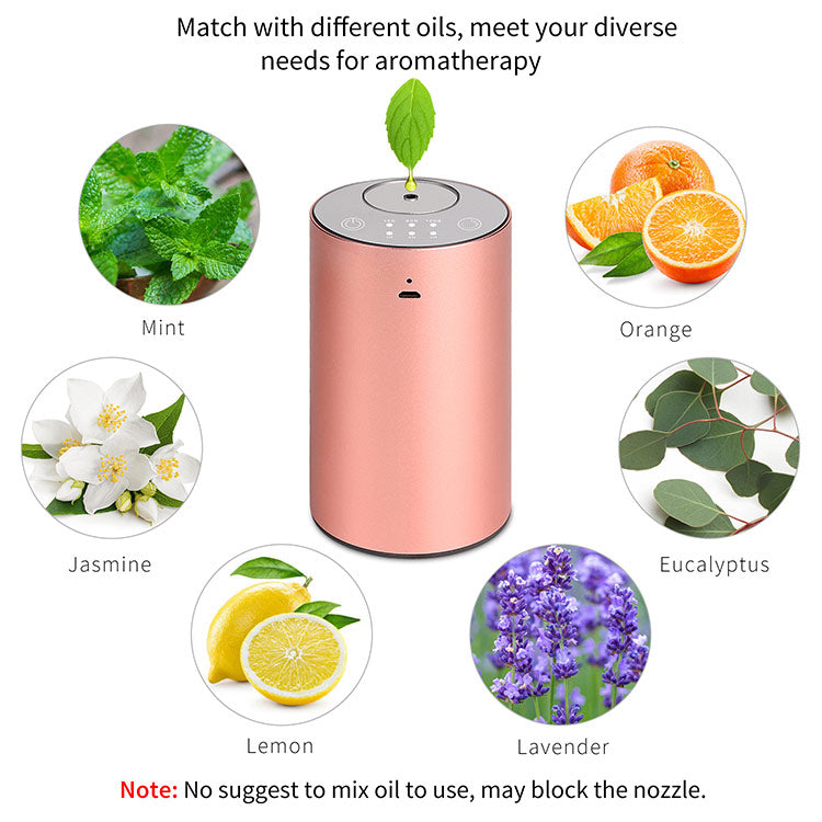 Portable Car Aroma Oil Nebuliser Diffuser