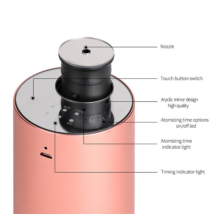 Portable Car Aroma Oil Nebuliser Diffuser