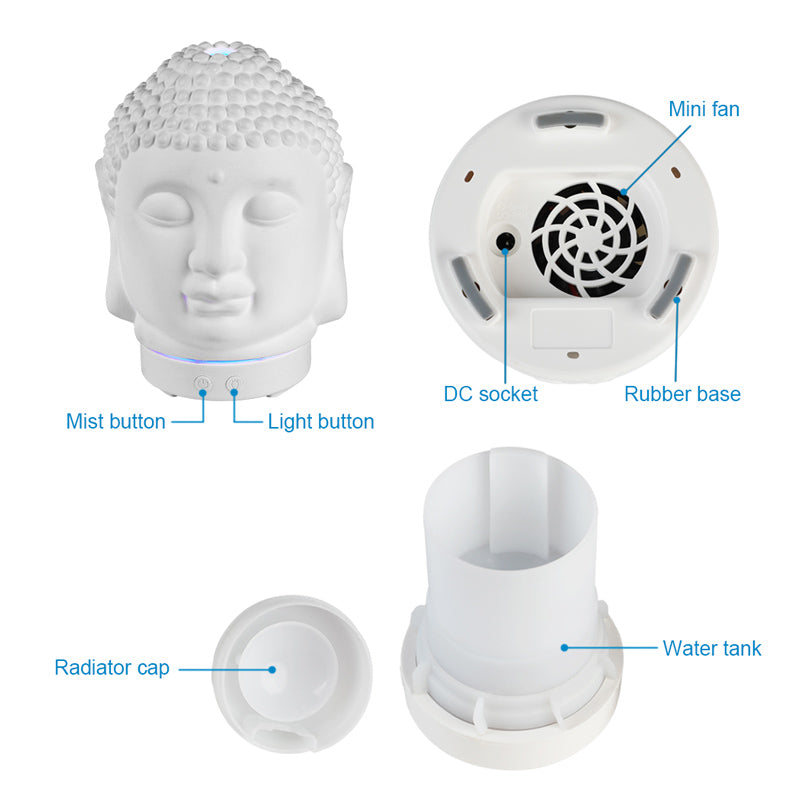 Ceramic Buddha Essential Oil Room Diffuser