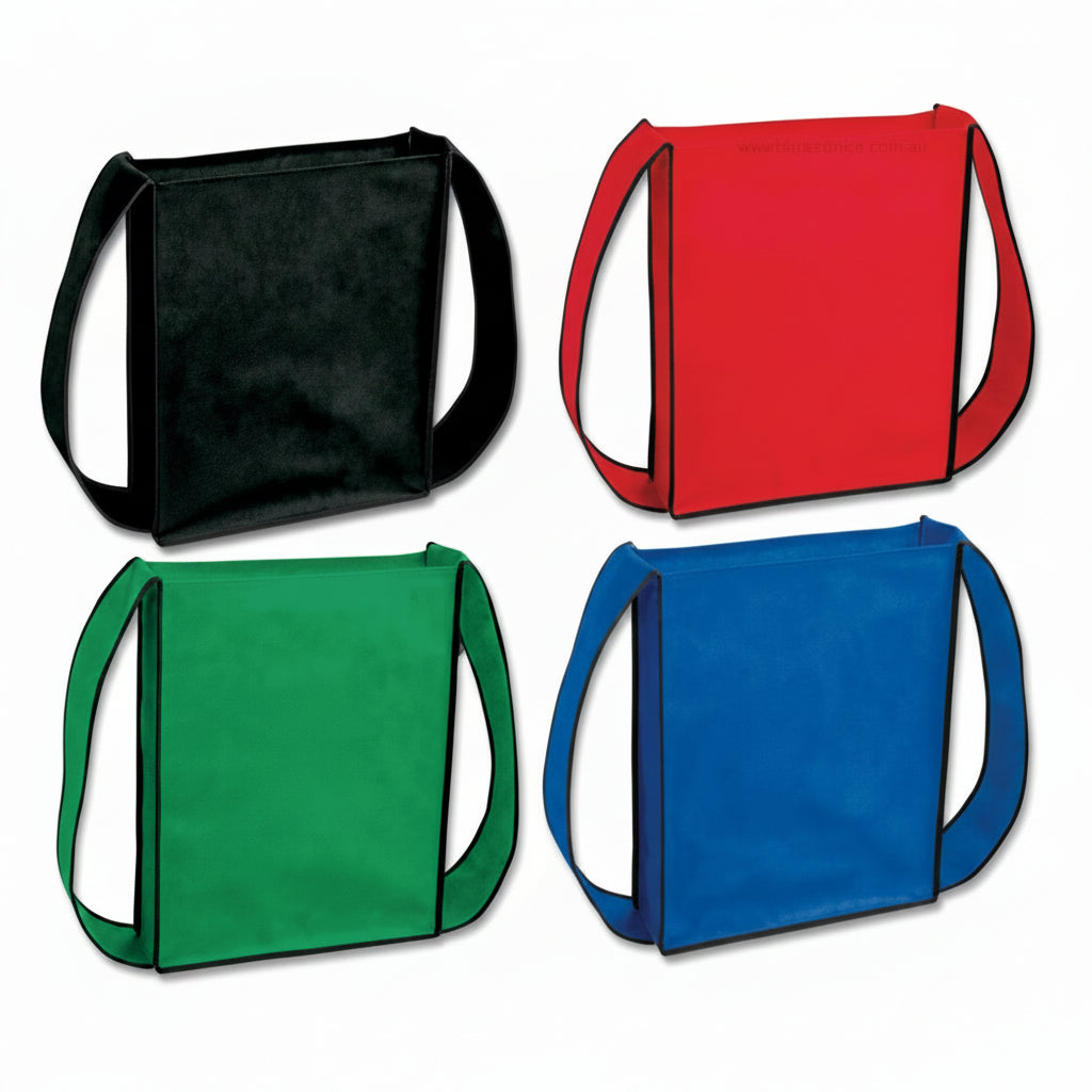 Messenger Shoulder Bag, 80gsm Non woven, 29x37x7.5cm