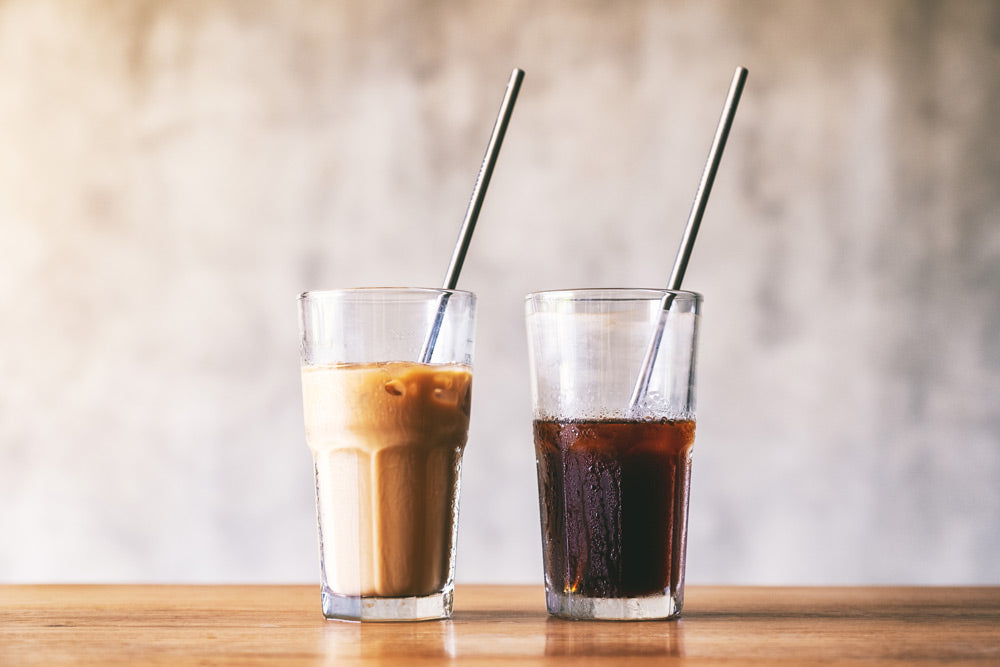 2 Pack Reusable Stainless Steel Drinking Straws