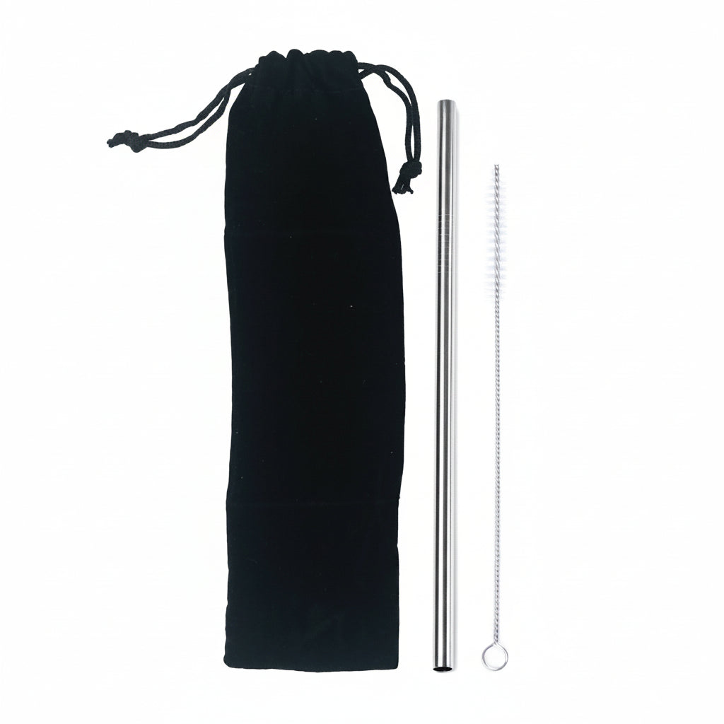 Single Reusable Stainless Steel Drinking Straw