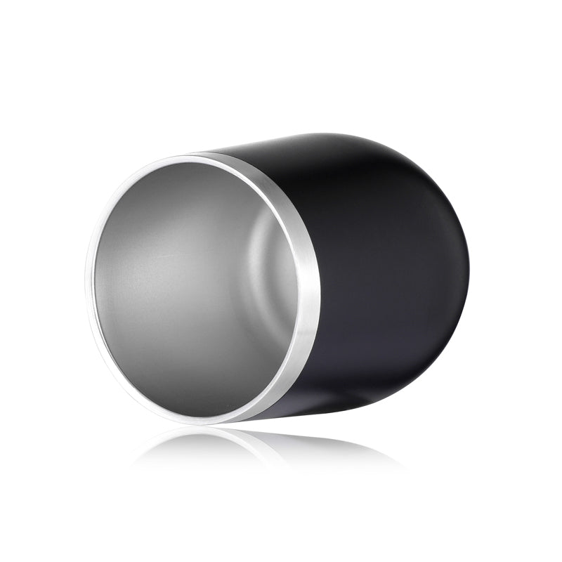 Black Insulated Wine Tumblers 2-Pack 355ml