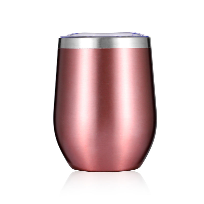 Rose Gold Insulated Wine Tumbler 2-Pack 355ml