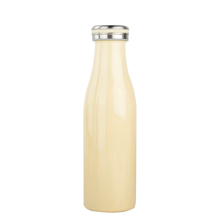Portable Stainless Steel Water Bottle – Size: 500ml, Colour: Beige