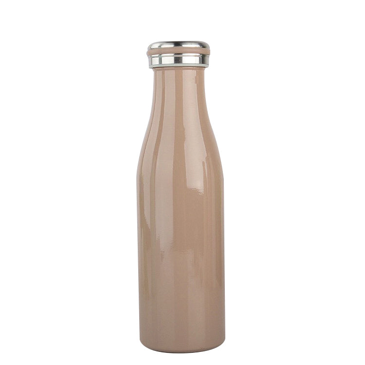 Portable Stainless Steel Water Bottle – Size: 500ml, Colour: Brown