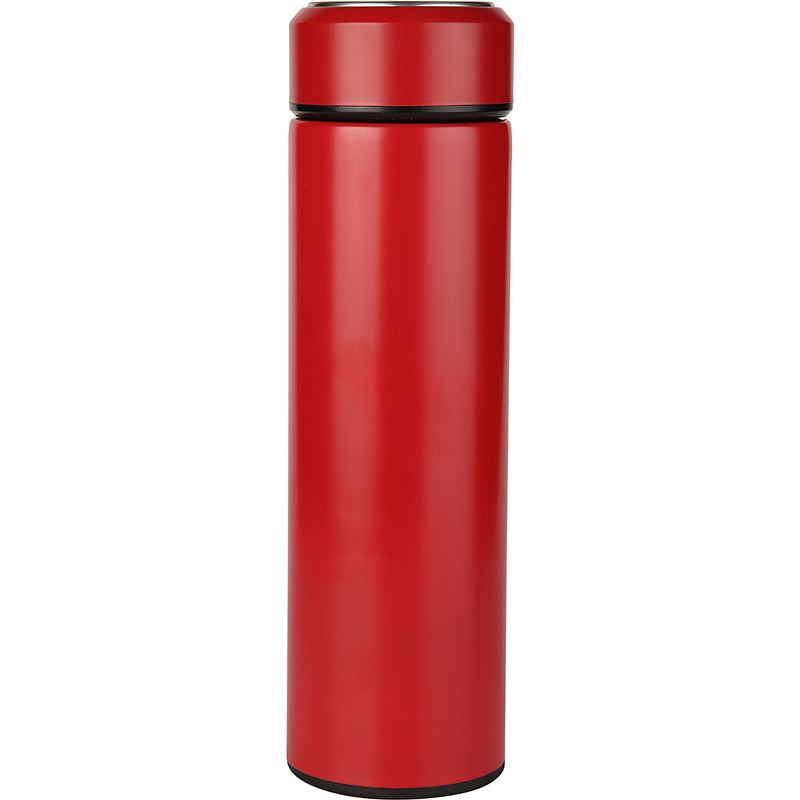 Slimline Stainless Steel Water Bottle 500ml – Colour: Red
