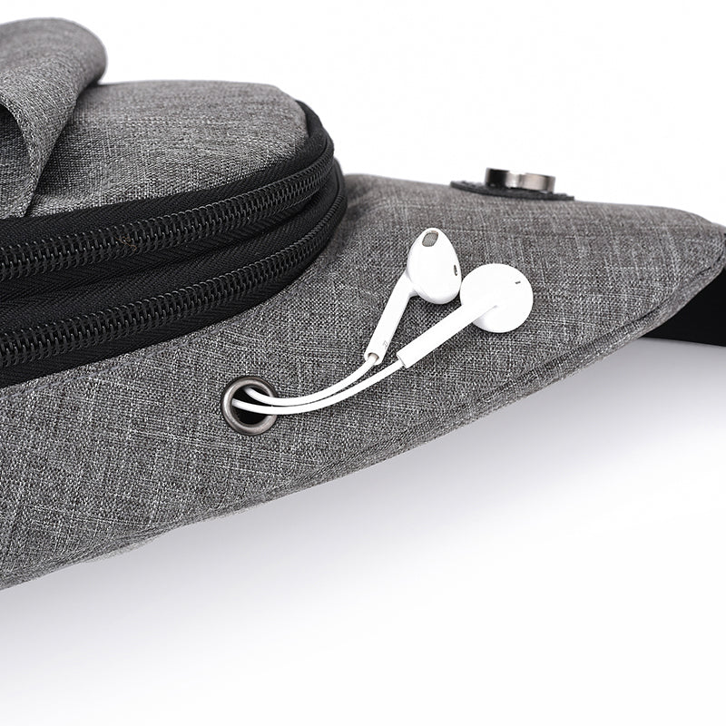 Cross Body Sling Bag Backpack with USB Charge