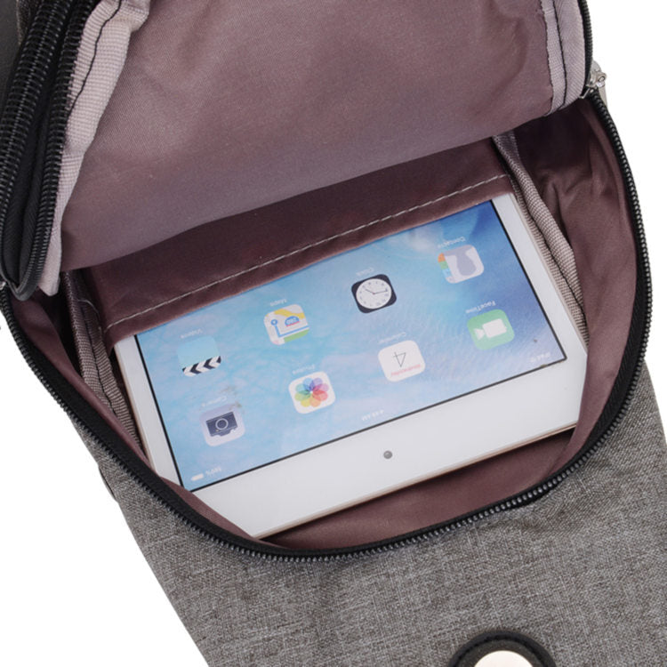 Cross Body Shoulder Sling Bag with USB Charge