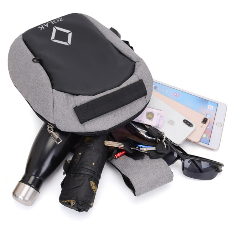 Cross Body Messenger Sling Bag with USB Charge