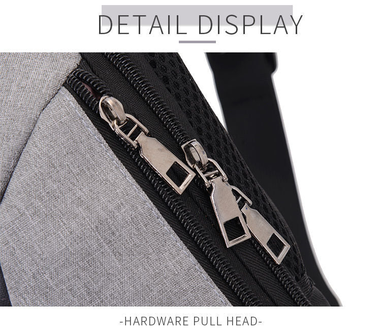 Cross Body Messenger Sling Bag with USB Charge