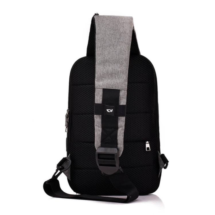 Anti-Theft Sports Shoulder Chest Bag with USB Charge