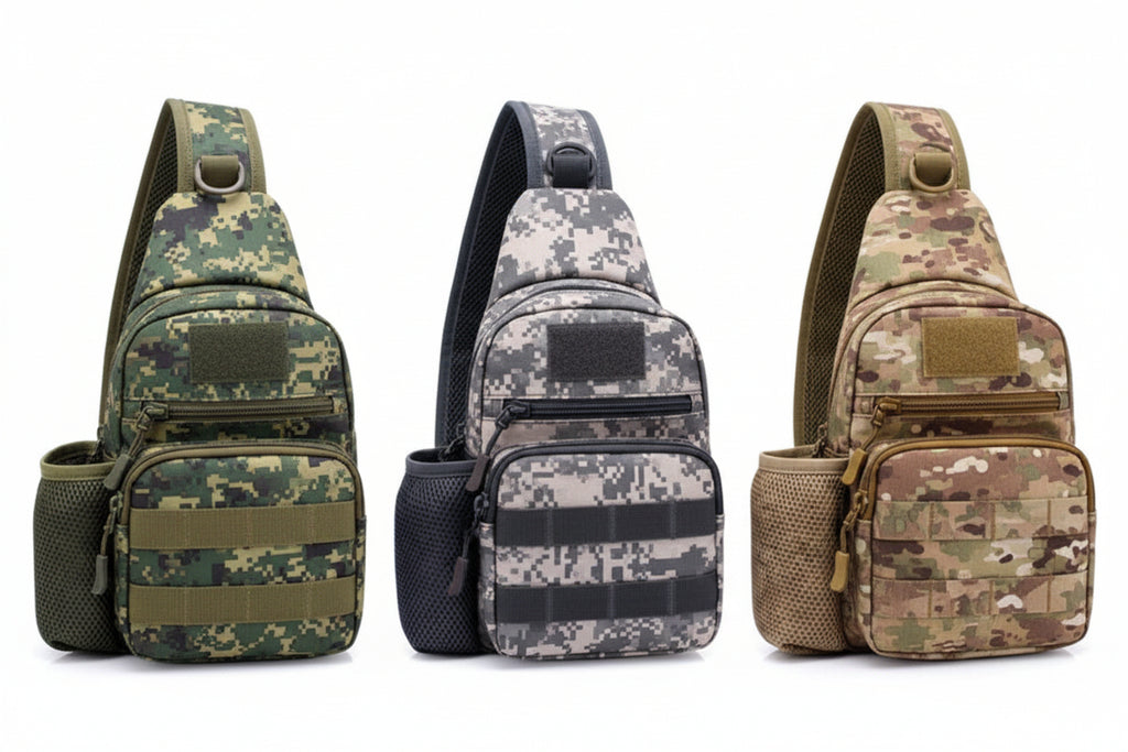 Sports Camouflaged Cross Body Chest Sling Bag