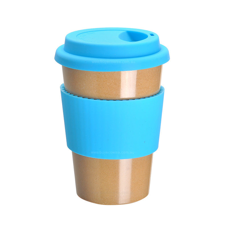 Blue Natural Reusable Husks Fibre Cafe Mug