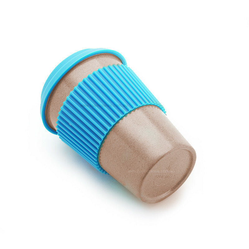 Blue Natural Reusable Husks Fibre Cafe Mug