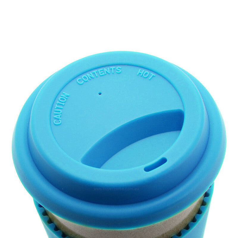 Blue Natural Reusable Husks Fibre Cafe Mug