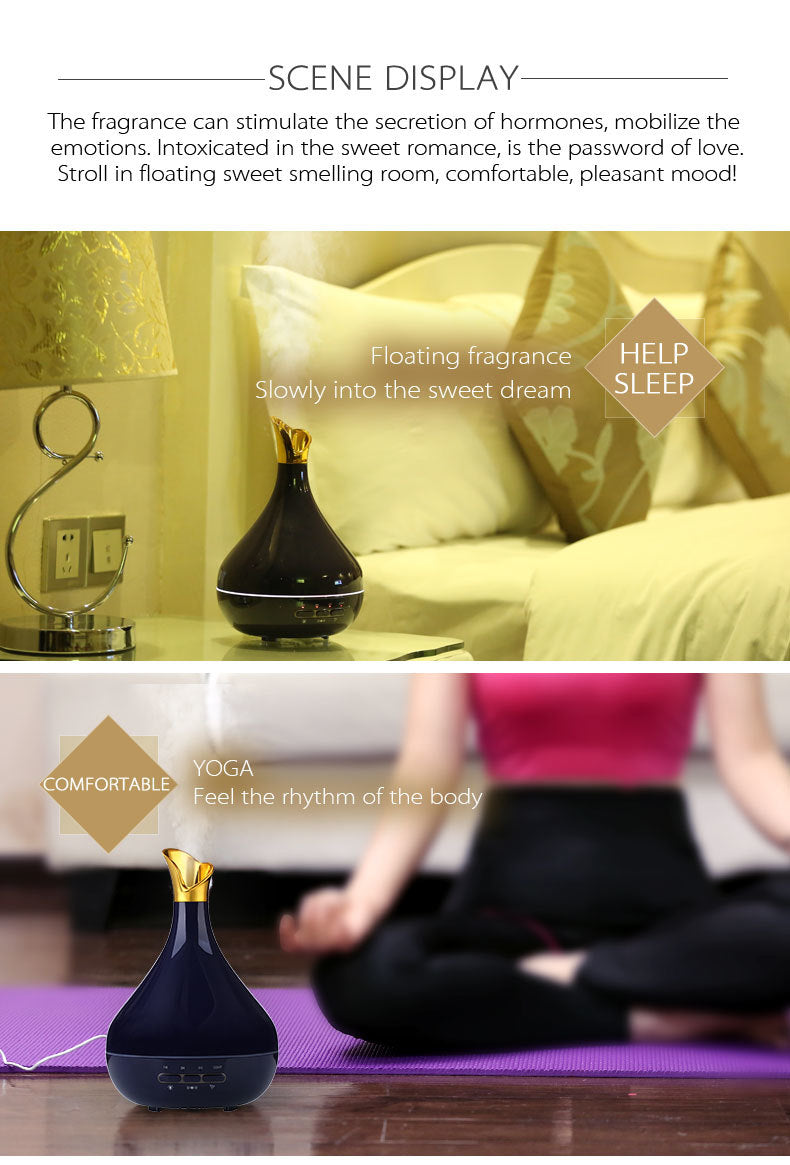 Ultrasonic Aroma Essential Oil Diffuser with Sensor