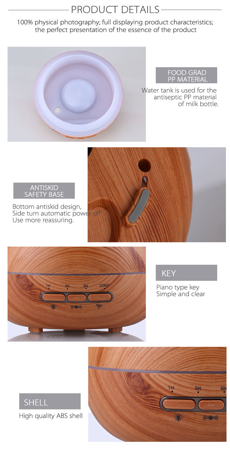 Ultrasonic Aroma Essential Oil Diffuser with Sensor