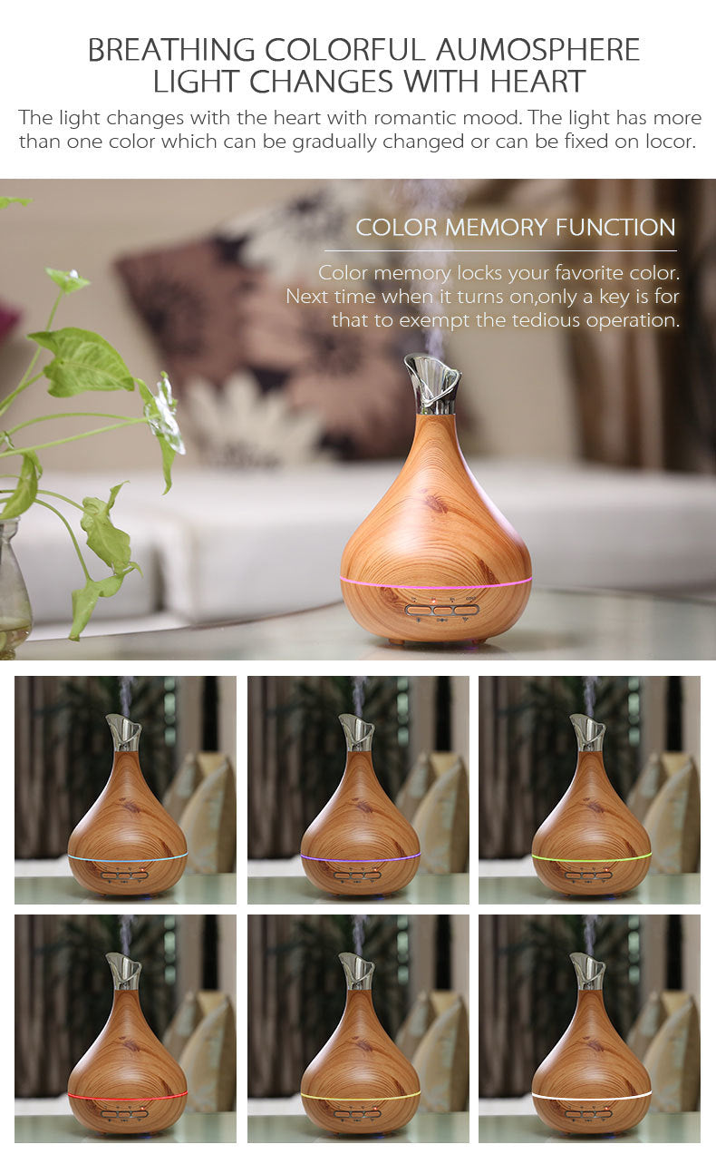 Ultrasonic Aroma Essential Oil Diffuser with Sensor