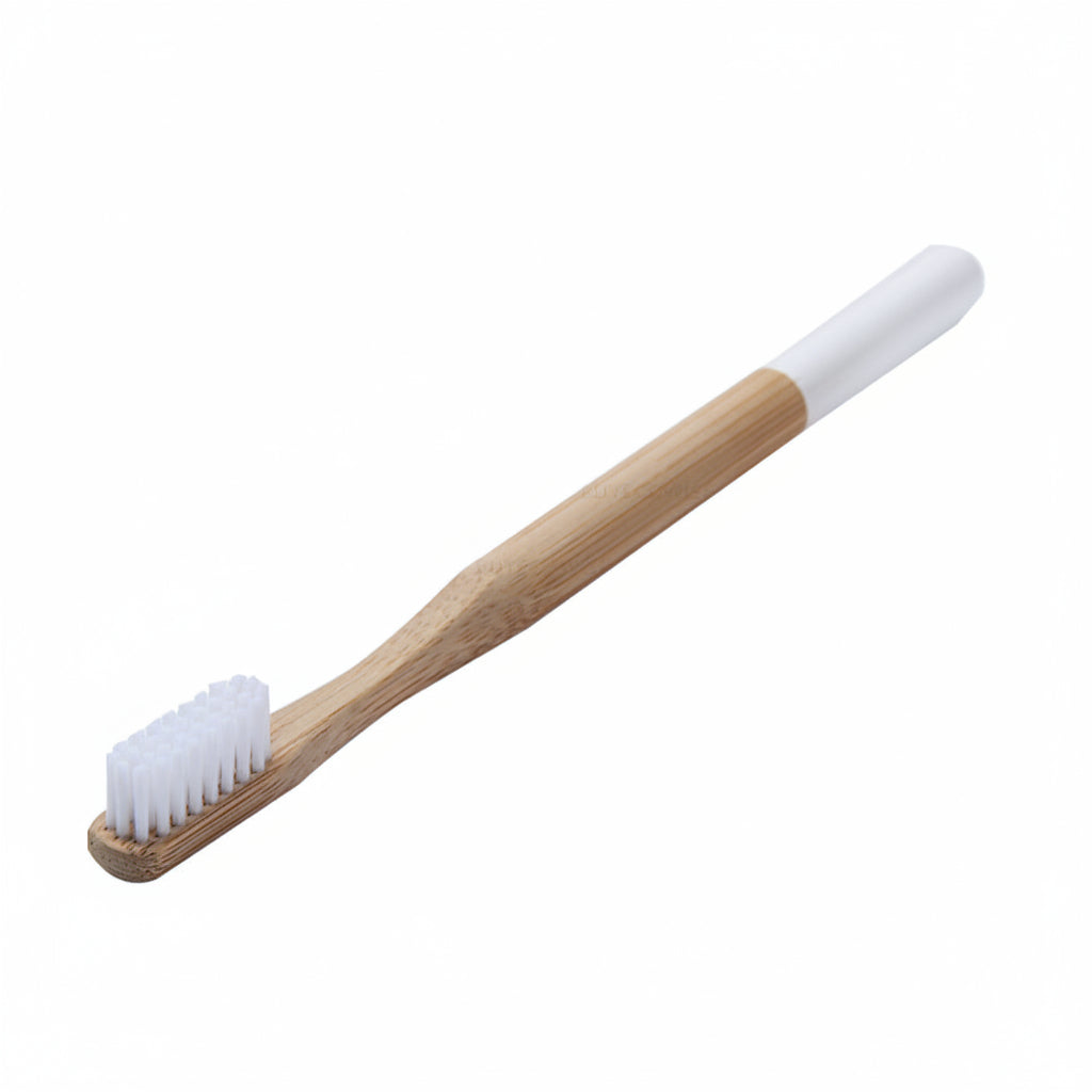 Soft Flat Bristle Bamboo Toothbrush