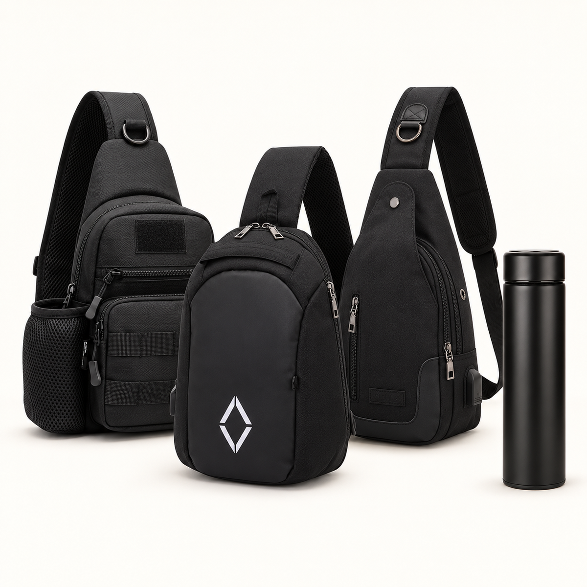 Clearance Carry Kit with crossbody bag choices and slimline bottle