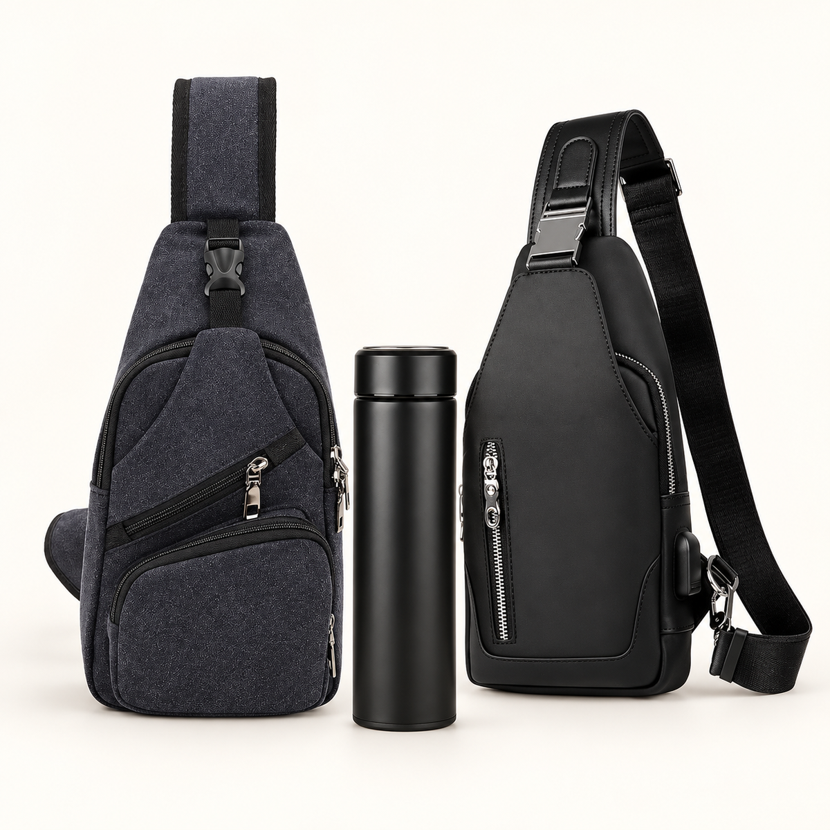 Premium Clearance Carry Kit with crossbody bag choices and slimline bottle